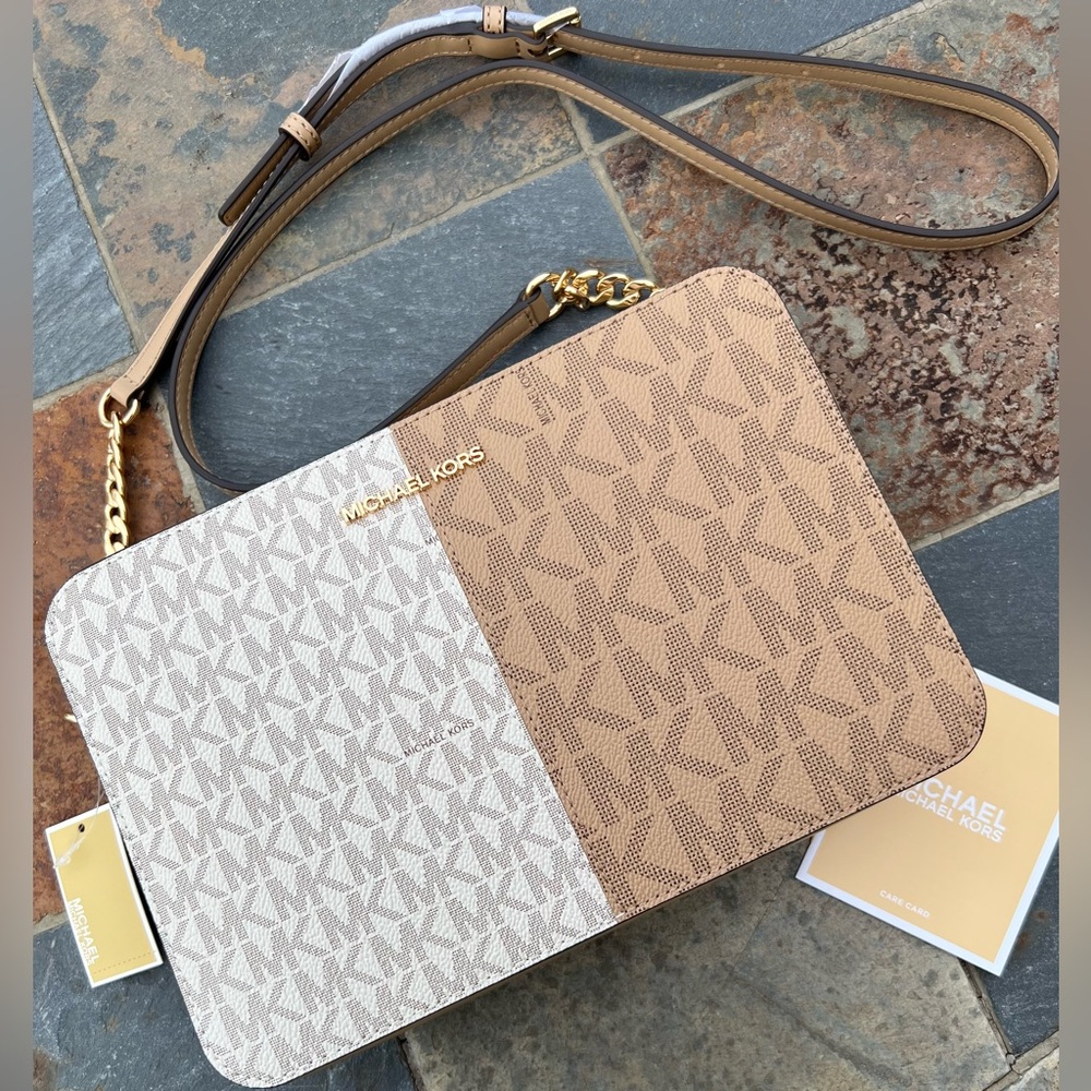 NWT MICHAEL KORS JET SET LARGE EW CROSSBODY BAG